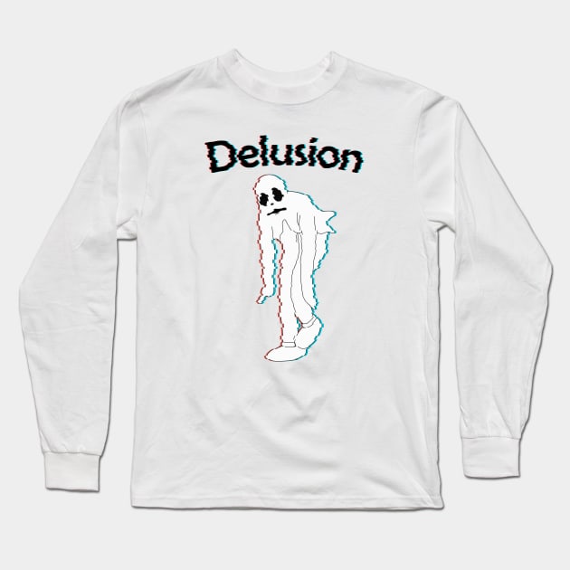 Delusion ghost Long Sleeve T-Shirt by kanopa